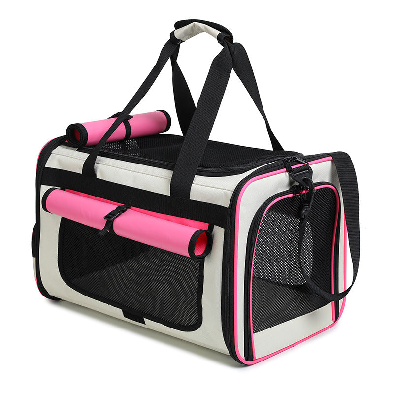 Foldable, Breathable and Lightweight Cat Bag for Carrying Pets When Traveling, Handbag for Pets, Car Bag for Cats