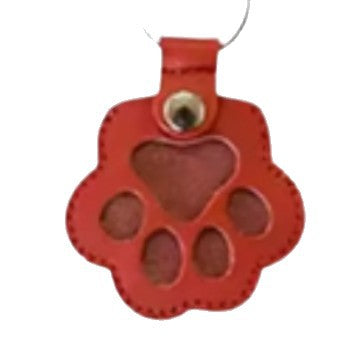 Porte-clés stockage poils d'animaux – Patte de chien