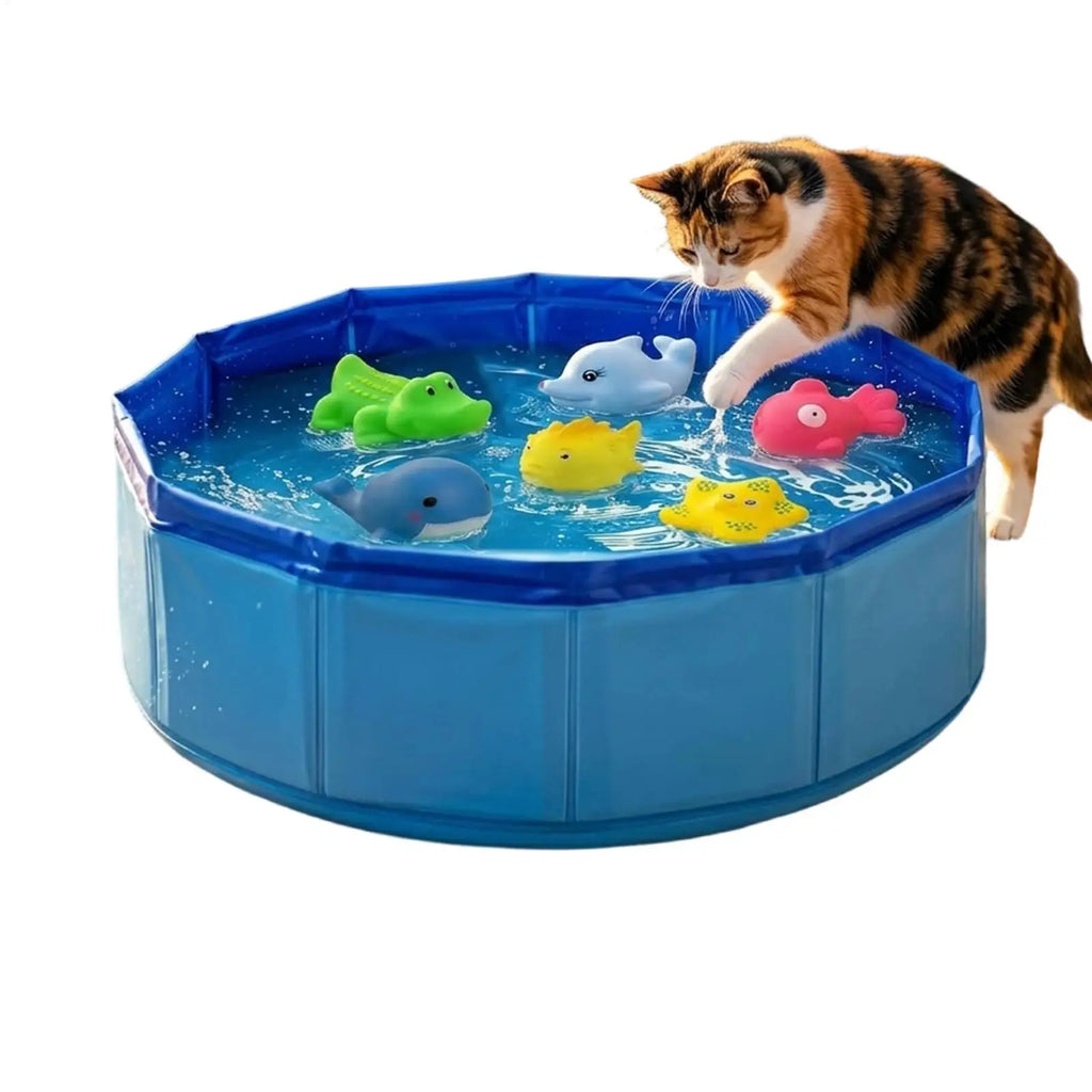 Pet Pool Foldable Dog Bath High-Strength Doggy Swimming Pool Pet Bathtub Tub Et Cleaning Water Basin Pet Bathing Tub Pool