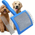 Dog Slicker Brush for Grooming Dematting Comb for Poodles Bichon Puppy Cat Hair Remover Brush