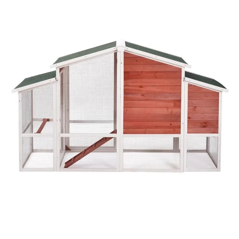 Outdoor Garden Wood Hen Cage Backyard Pet House Animal Cages Large Wooden Chicken Coop
