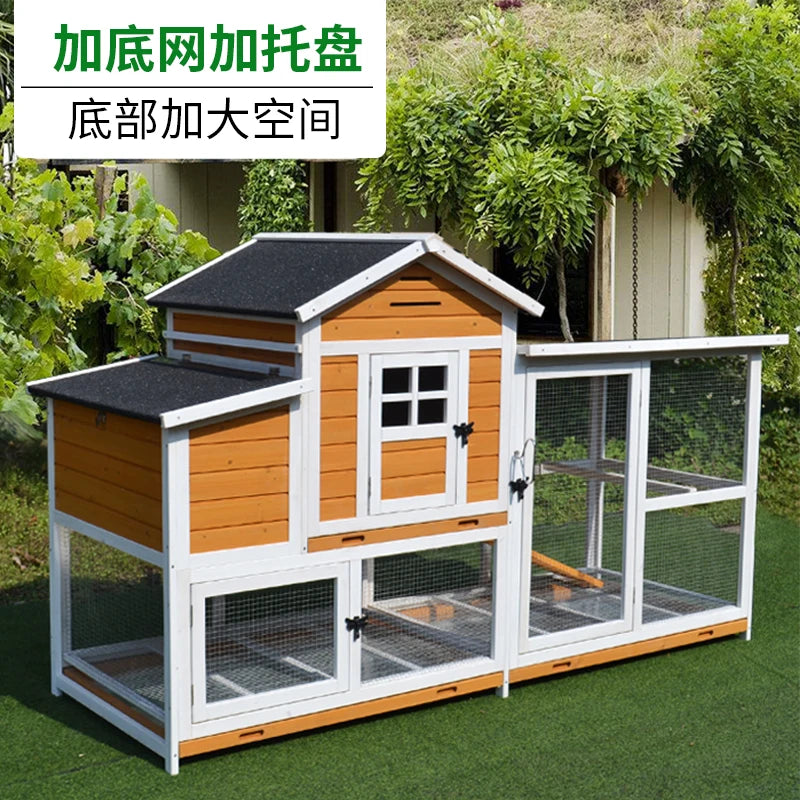Outdoor Chicken Coop Home Large Pigeon Coop Cat Hutch Cage Dog Hutch Bird Cage Rabbit Hutch Cage