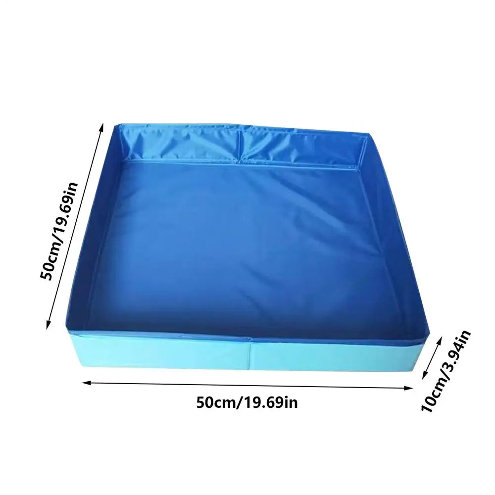 Doggie Swimming Pool PVC Folding Swimming Pool for Dog Anti-Slip Save Space Pet Puppy Bathing Tub for Home Yard Garden Outdoor