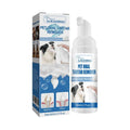 60ml Pet Oral Care Foaming Cleanser For Dogs & Cats No-Brushing Teeth Cleaning Spray Remove Bad Breath Plaque Care