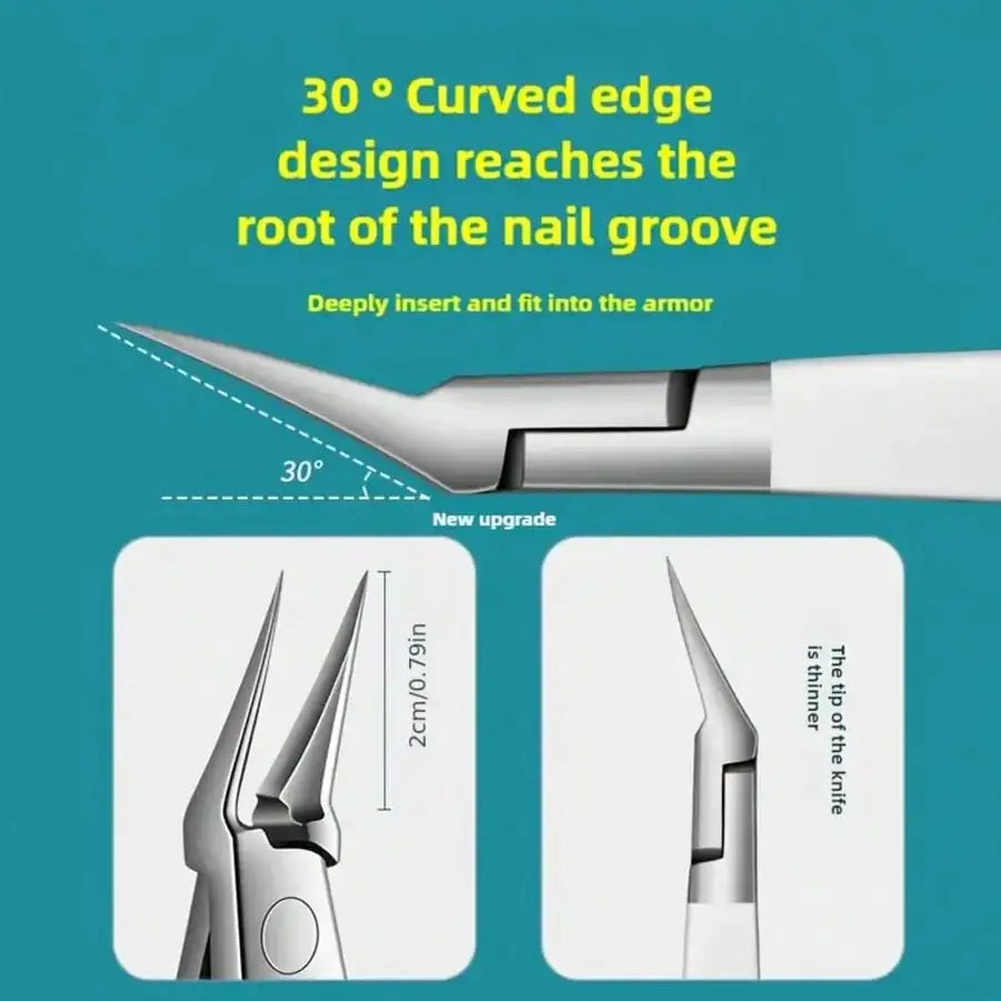 Professional German Eagle Beak Nail Clippers - Precision Cutters for Thick Nails, Ideal for Manicure