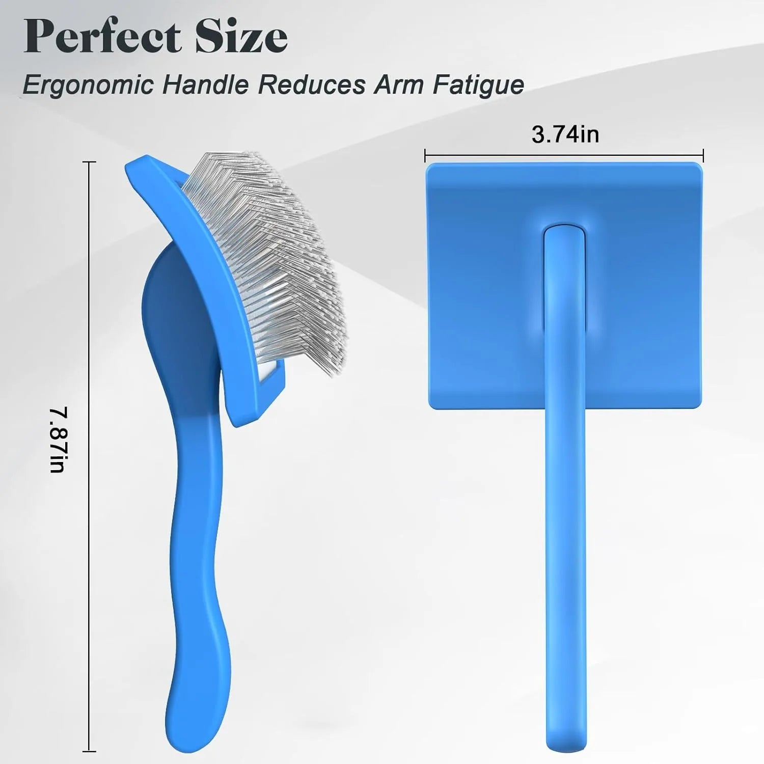 Dog Slicker Brush for Grooming Dematting Comb for Poodles Bichon Puppy Cat Hair Remover Brush