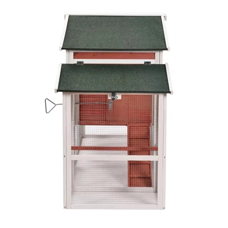 Outdoor Garden Wood Hen Cage Backyard Pet House Animal Cages Large Wooden Chicken Coop