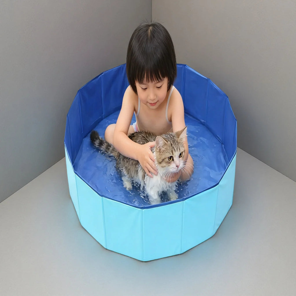 Pet Bathtub 1Pc Cat and Dog Outdoor Pool Portable Dog Swimming Pool Pet Bathing and Grooming Pool Foldable Dog and Cat Pool
