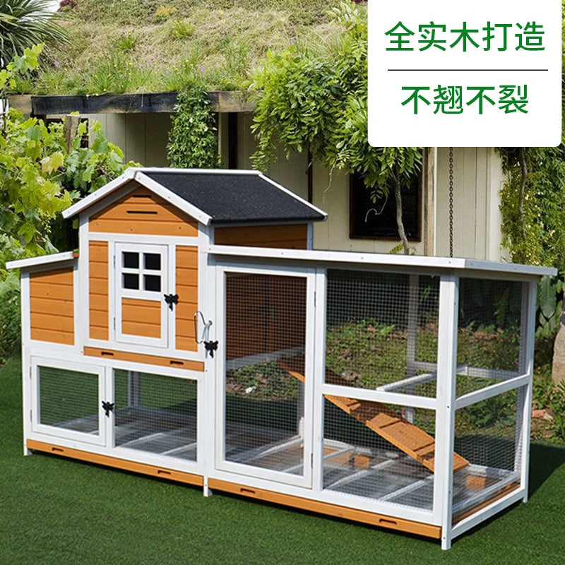 Outdoor Chicken Coop Home Large Pigeon Coop Cat Hutch Cage Dog Hutch Bird Cage Rabbit Hutch Cage