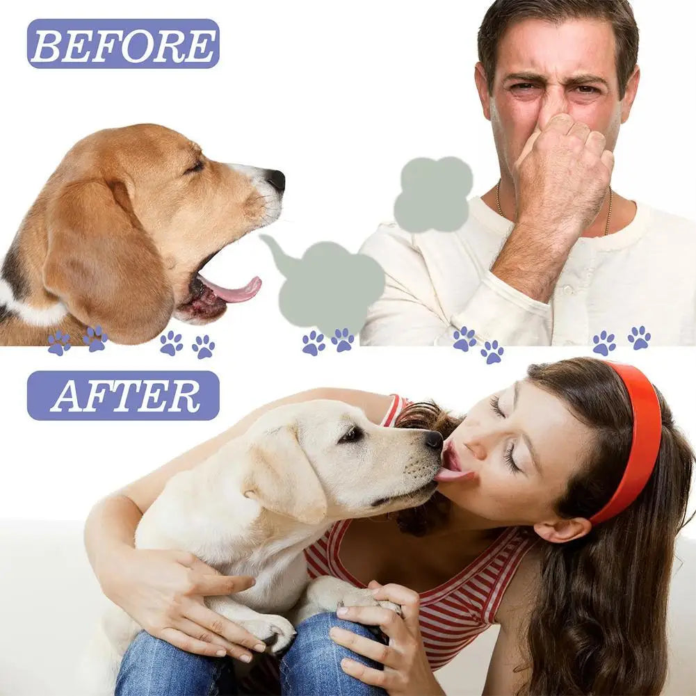 Pet Teeth Cleaning Spray Dogs Cats Teeth Clean Deodorant Prevent Calculus Remove Oral Care Remove Tooth Stains Keep Fresh Breath