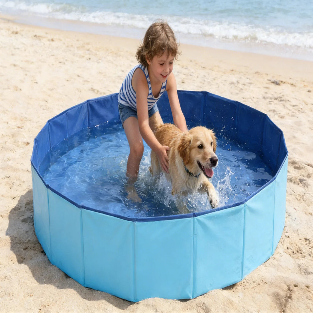 Pet Bathtub 1Pc Cat and Dog Outdoor Pool Portable Dog Swimming Pool Pet Bathing and Grooming Pool Foldable Dog and Cat Pool